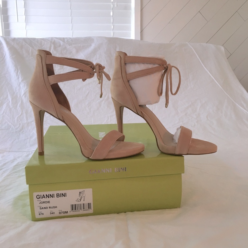 Gianni Bono Strappy Ankle tie Dress Sandles